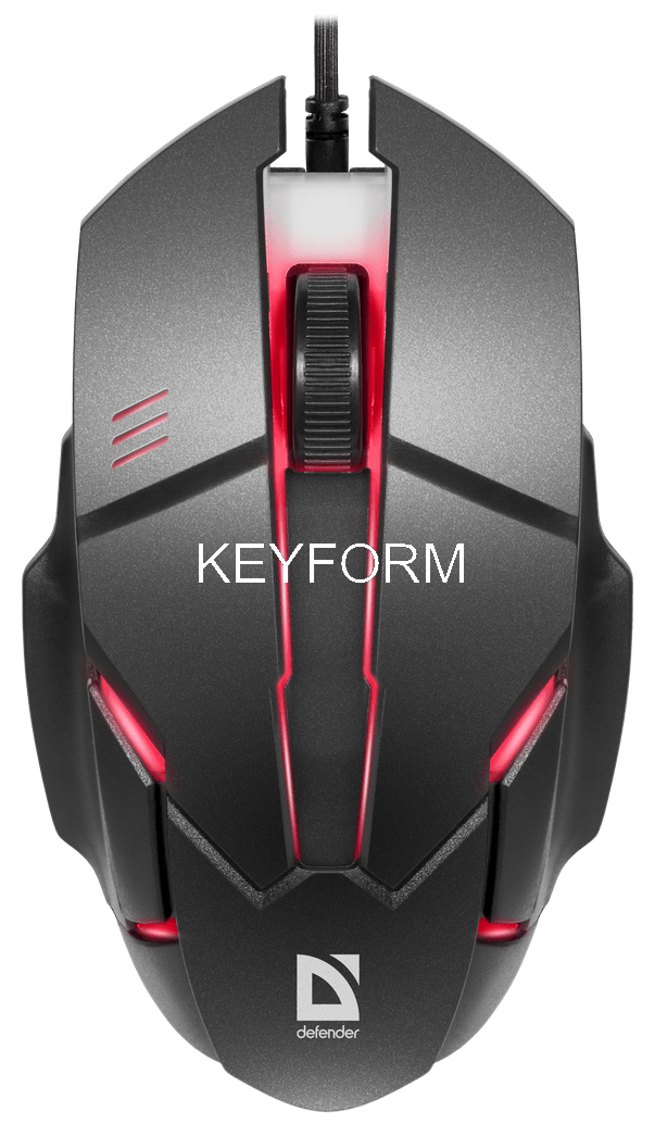 Defender Проводная оптическая мышь Host MB-982 7цветов,1000 dpi,черный Defender 52982