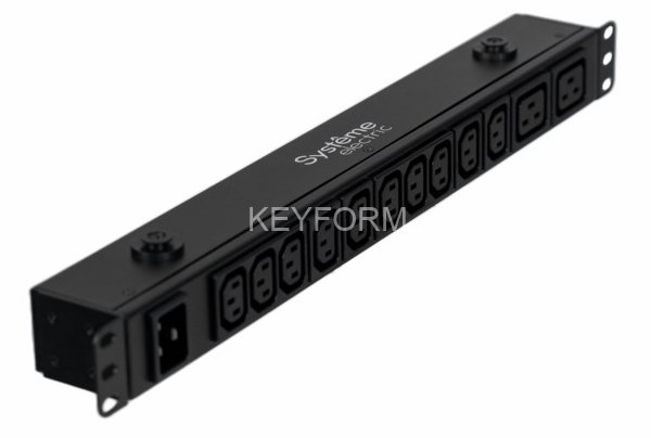 БРП Uniprom, базовый, 1U, 240В, 1Ф, 16A, 10xC13 2xC19, 2м кабель, IEC320 C20 SYSTEME ELECTRIC UP9559