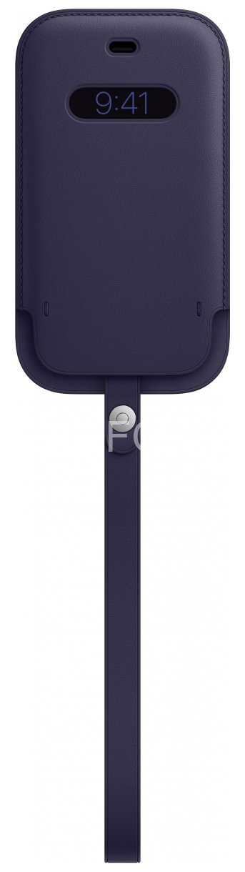 Чехол MagSafe для iPhone 12 mini Кожаный чехол-конверт MagSafe для iPhone 12 mini, тёмно-фиолетовый цвет