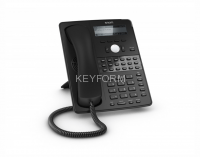 SNOM Global 725 Desk Telephone Black