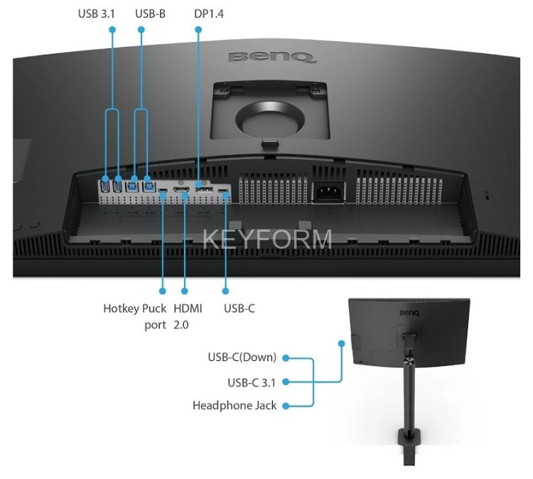 Мониторы BenQ PD2705UA