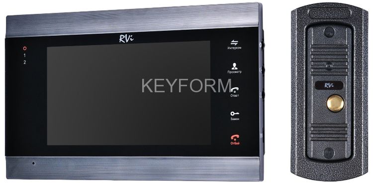 RVi-VD7-12M (черный) + RVi-305 LUX