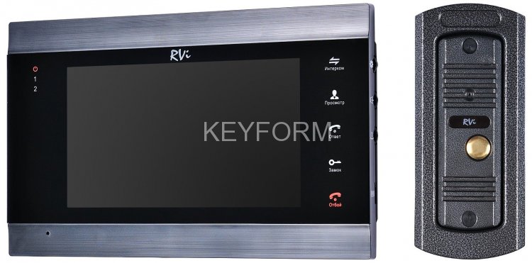 RVi-VD7-12M (черный) + RVi-305 LUX