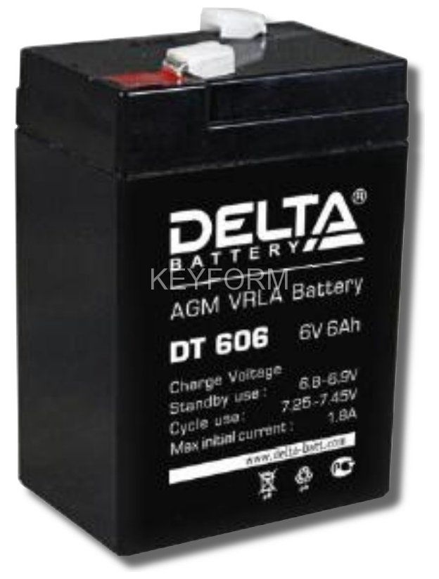 Аккумулятор герметичный свинцово-кислотный Delta DT 606