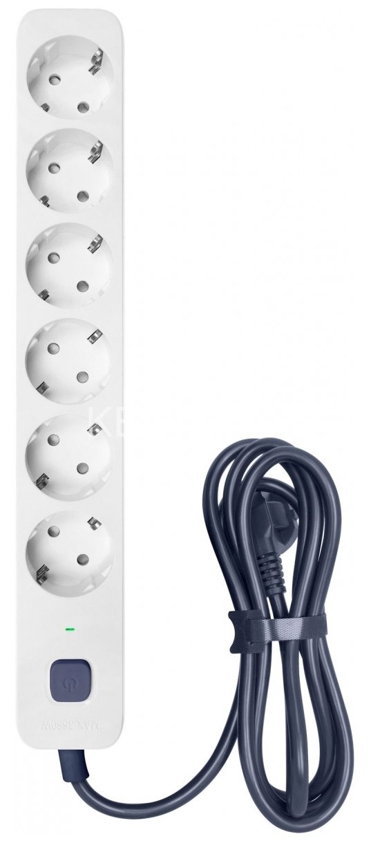 Фильтр-удлинитель PowerCom SP-06W 1.8M, 6 розеток, белый, 16А, 4кВт, 380Дж, защитные шторки, защита от КЗ, перегрузки, ВЧ и импульсных помех, кабель 3x1 мм2, ШхГхВ 338.5х50х40.2 мм, вес 0.48 кг. Powercom SP-06W 1.8M