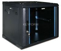 Шкаф настенный 19&quot;, 9U Hyperline TWFS-0945-GP-RAL9004