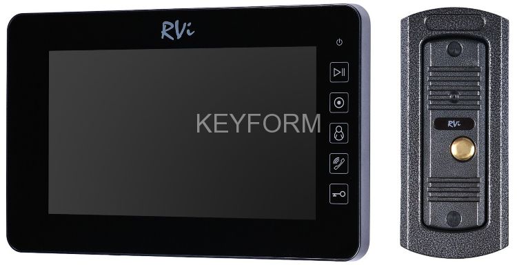 RVi-VD7-21M (черный) + RVi-305 LUX