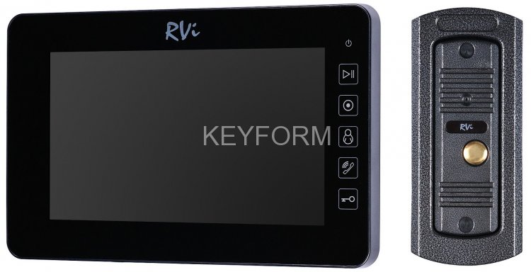 RVi-VD7-21M (черный) + RVi-305 LUX
