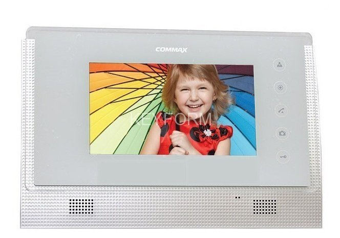 Монитор видеодомофона цветной Commax CDV-70UM/VIZIT (белый)