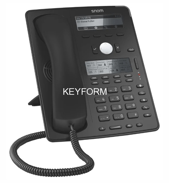 SNOM Global 745 Desk Telephone Black