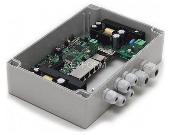 Коммутатор для подключения 4 камер Форт-Телеком Tfortis PSW-1G 4F