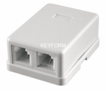 Розетка компьютерная Прочие зарубежные RJ-45-2 (8p8c)