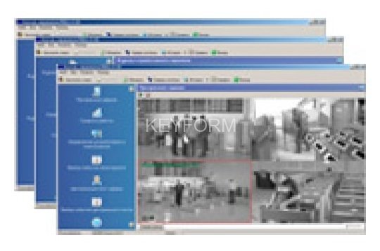 Комплект ПО «Контроль доступа с видеоидентификацией, ОПС, Видео, Дисциплина, Центральный пост» PERCo-SP17