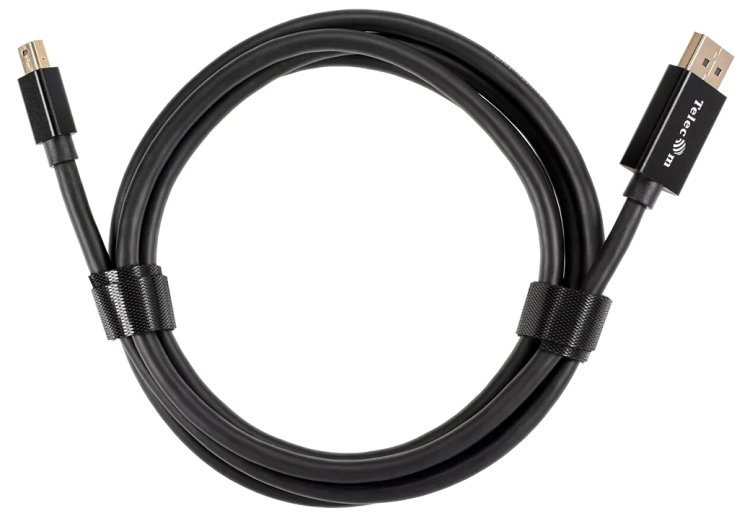 Кабель 1.4V Mini DisplayPort M <--> Display Port M 1,8м  4K@120HZ 8K@60HZ Telecom (TA683M-1.8M) VCOM TA683M-1.8M
