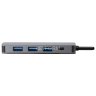 Кабель-адаптер USB3.1 Type-CM-->HDMI 4K*60Hz +3USB3.1(10Гбс)+RJ45+TF+SD+PD VCOM <CU4641> VCOM CU4641