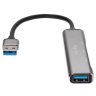 Переходник USB 3.0 -->USB3.0+3 USB2.0, Aluminum Shell, 0.2м Telecom <TA308U> VCOM TA308U