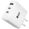 GCR Сетевое зарядное устройство 100W, 1 USB + 2 TypeC, GaN Tech Quick Charger, PD 3.0, белый Greenconnect GCR-54226