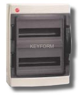 Щиток с дверцей 24 модулей, IP65, серый (85624)