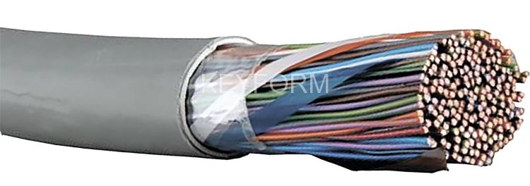 F/UTP 10x2x24AWG кат.5E solid LSZH (LC1-C5E10-321)