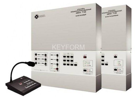 Усилитель мощности трансляционный с блоком расширения МЕТА 7122 (400Вт)