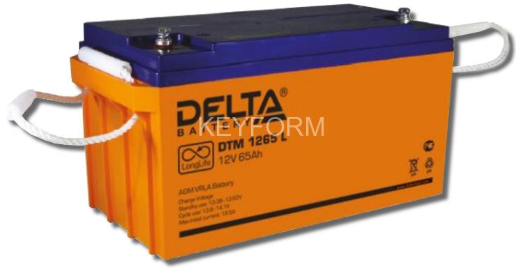 Аккумулятор герметичный свинцово-кислотный Delta DTM 1265 L