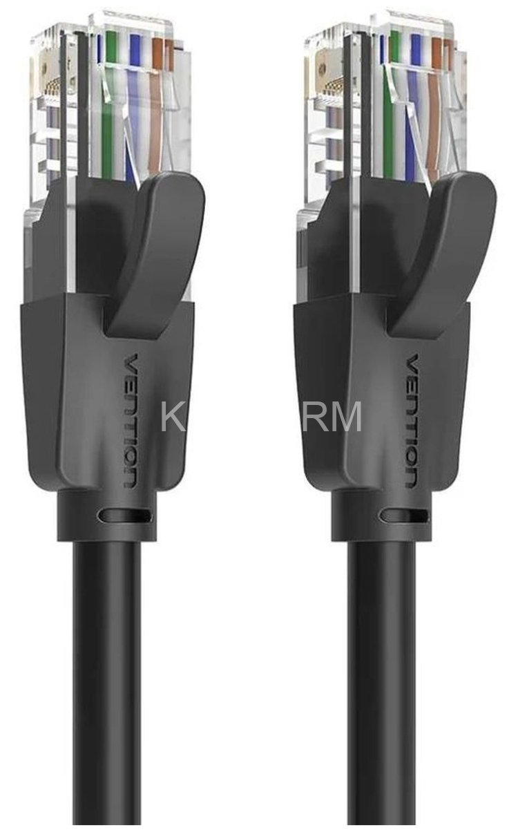 Патч-корд Vention прямой UTP cat.6, RJ45 - 8м. Черный Vention IBEBK