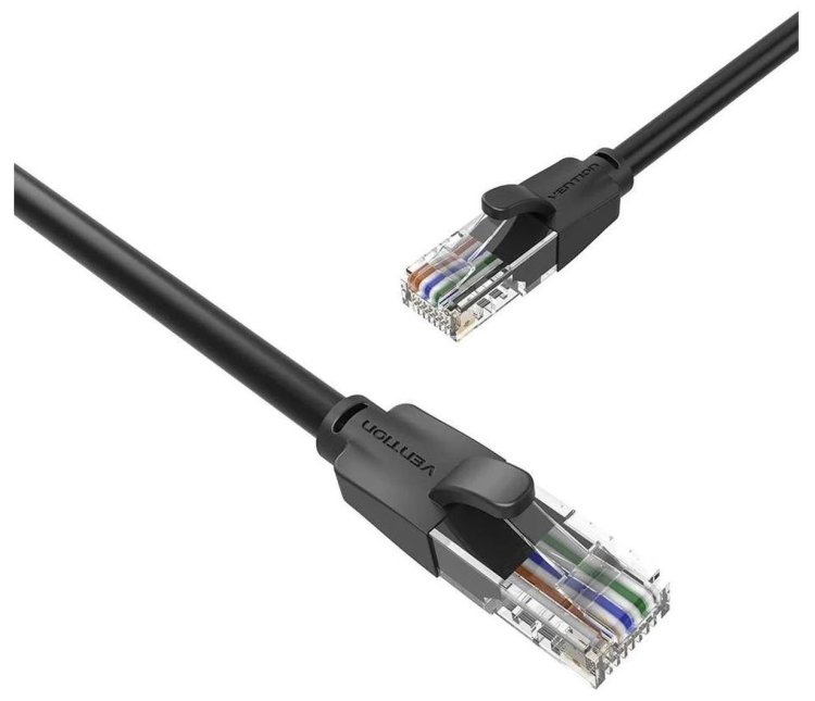 Патч-корд Vention прямой UTP cat.6, RJ45 - 8м. Черный Vention IBEBK