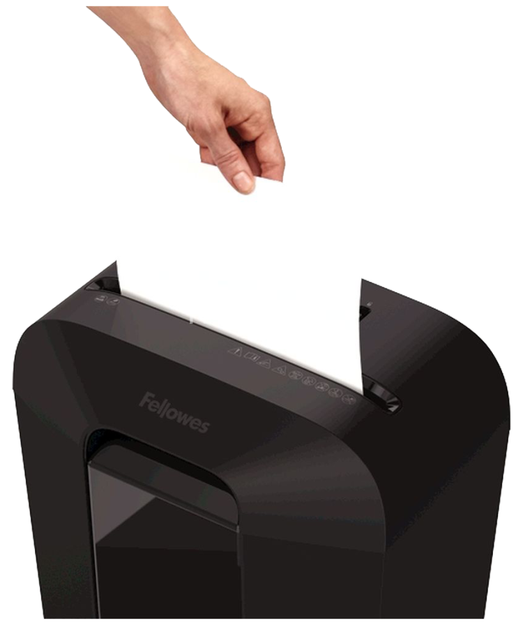 Шредер Fellowes® Powershred® LX70, DIN P-4, 4х37мм, 11 лст., 18 лтр., уничт.: скрепки,скобы,карты Fellowes FS-44075