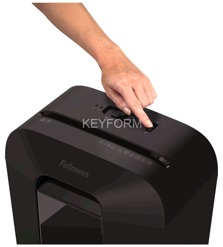 Шредер Fellowes® Powershred® LX70, DIN P-4, 4х37мм, 11 лст., 18 лтр., уничт.: скрепки,скобы,карты Fellowes FS-44075