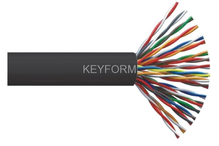 F/UTP 10х2х24AWG кат.5E solid LDPE (LC3-C5E10-339)