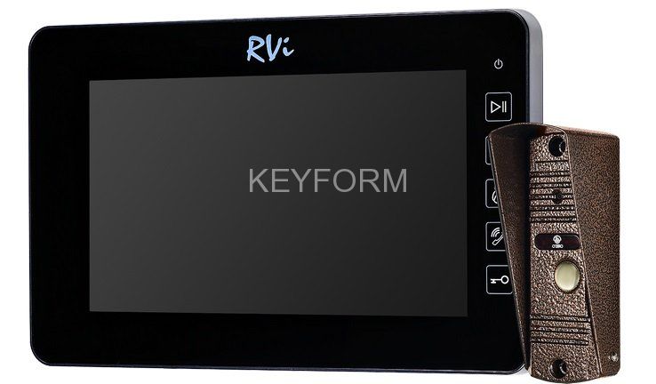 RVi-VD10-21M(черный)+ADS-700(бронза)