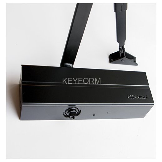 Доводчик с рычажной тягой Abloy DC140----9005 (черный)