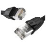 GCR Патч-корд PROF кат.8 ethernet  50.0m F/FTP,  RJ45, CU, 26 AWG, литой, прямой, черный, экранированные коннекторы, GCR-52355 Greenconnect RJ45(m) - RJ45(m) Cat. 8 F/FTP LSZH 50м