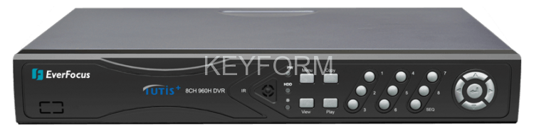 Видеорегистратор 8-канальный EverFocus TUTIS+8F3