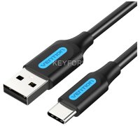 Кабель Vention USB Type C M/USB 2.0 AM - 1м. Vention COKBF