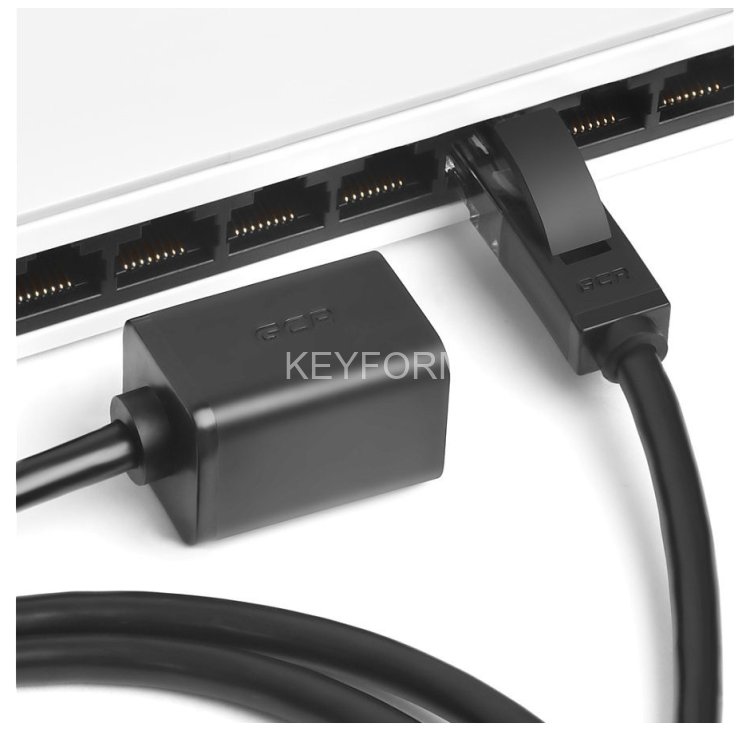 Greenconnect Удлинитель патч-корда прямой 0.5m, FTP медь, кат.6, черный, никелированный коннектор, 24 AWG, Premium ethernet high speed 10 Гбит/с, RJ45, T568B, GCR-51796 Greenconnect RJ45(m) - RJ45(f) Cat. 6 F/UTP PVC 0.5м чёрный