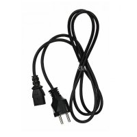 Кабель компьютер - розетка 220V EU (прямой)&lt;VDE&gt; 3GX0,75mm2, 1,8m, медь, Telecom &lt;TE021-CU0.75-1.8&gt; VCOM TE021-CU0.75-1.8M