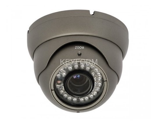 Видеокамера купольная уличная Praxis PE-2012L 2.8-12