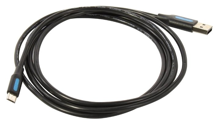 Кабель Vention USB 2.0 AM/micro B 5pin - 1.5м Черный Vention COLBG