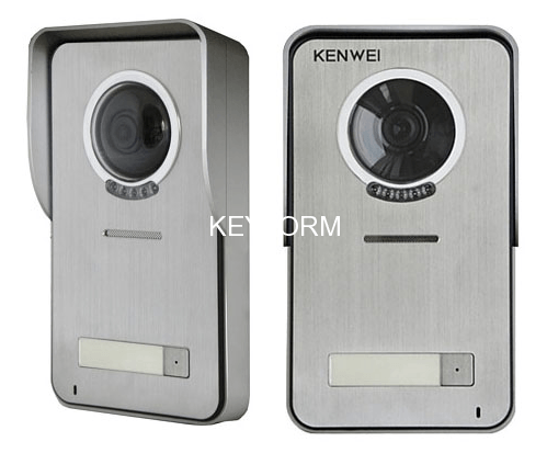 Вызывная панель цветная KENWEI KW-S201C-1B с козырьком
