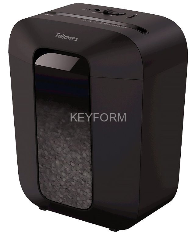 Шредер Fellowes® Powershred® LX41, DIN P-4,  4х12мм, 8 лст., 17 лтр.,  уничт.: скрепки,скобы,карты Fellowes FS-43007