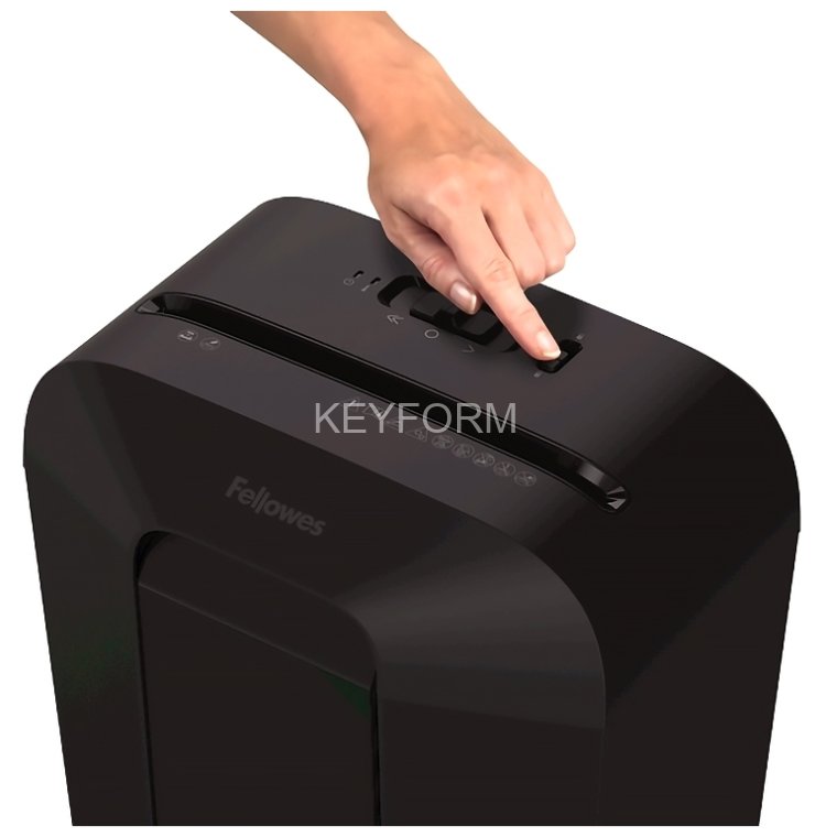 Шредер Fellowes® Powershred® LX41, DIN P-4,  4х12мм, 8 лст., 17 лтр.,  уничт.: скрепки,скобы,карты Fellowes FS-43007