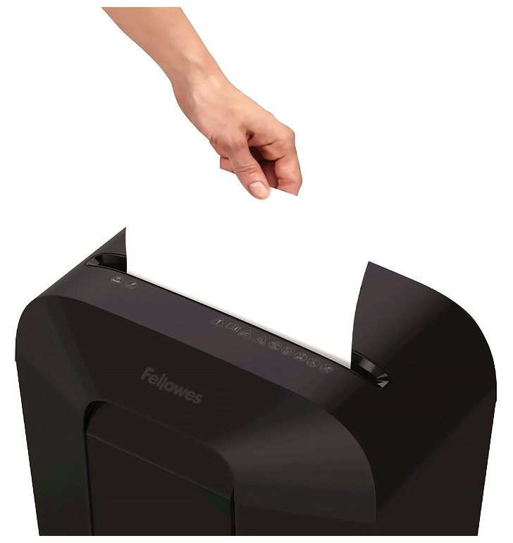Шредер Fellowes® Powershred® LX41, DIN P-4,  4х12мм, 8 лст., 17 лтр.,  уничт.: скрепки,скобы,карты Fellowes FS-43007
