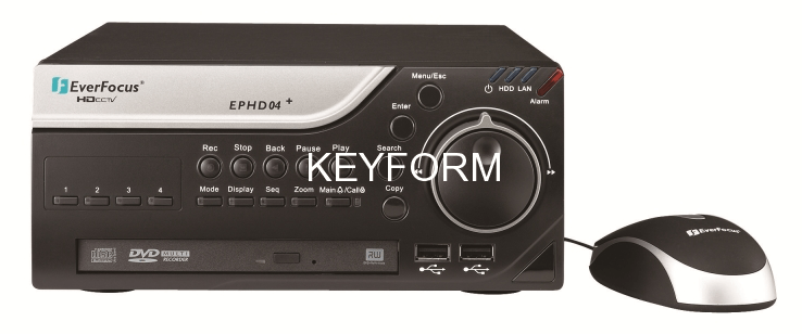 Видеорегистратор HD-SDI 4-канальный EverFocus EPHD-04+