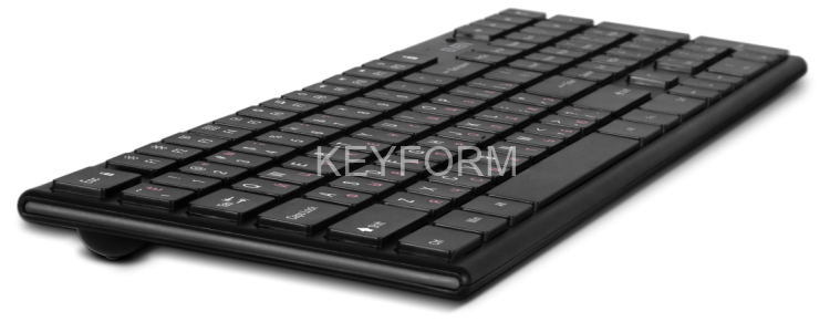 Беспроводной набор ножничная клавиатура+мышь SVEN KB-C2550W чёрный (109 кл.,12Fn, 1000DPI, 2+1 кл.) Sven SV-021672