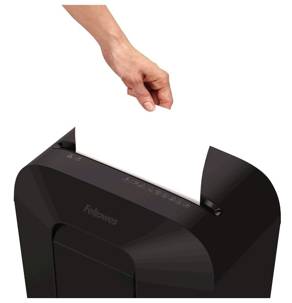 Шредер Fellowes® Powershred® LX50, DIN P-4, 4х37мм, 9лст., 17 лтр., уничт.: скрепки,скобы,карты Fellowes FS-44060