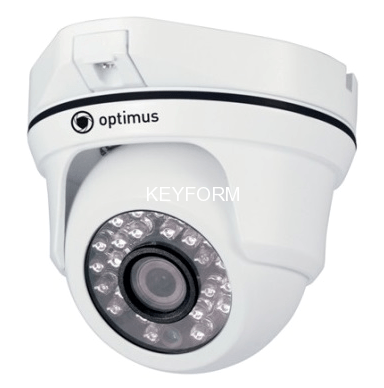 Видеокамера AHD купольная уличная антивандальная Optimus AHD-M041.0 (2.8)