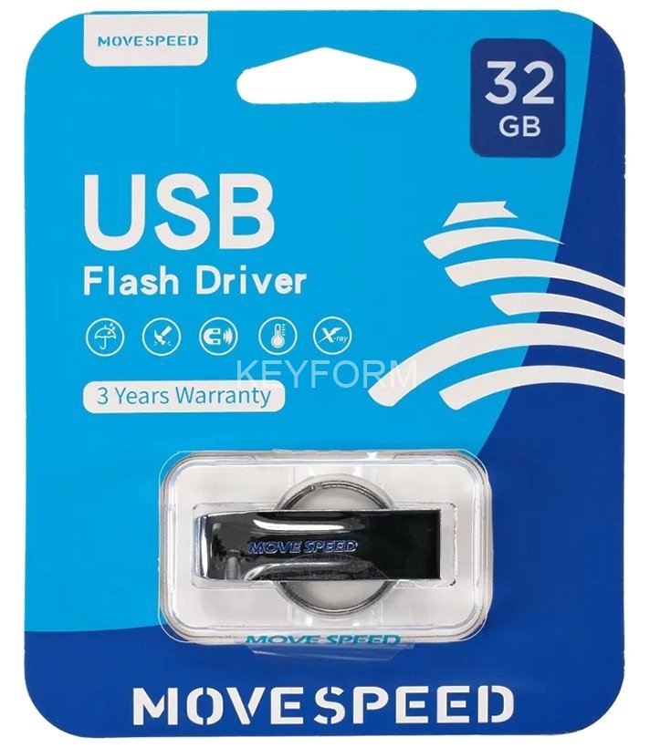 USB2.0 32GB Move Speed YSUSD серебро металл Move Speed YSUSD-32G2S