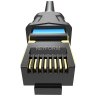 Патч-корд удлинитель Vention прямой SSTP cat.6, RJ45 - 1.5м. Черный Vention IBLBG