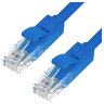 GCR Патч-корд перекрестный ethernet 1.0m UTP кат.5е, синий, RJ45, литой Greenconnect RJ45(m) - RJ45(m) Cat.5e U/UTP LSZH 1м
